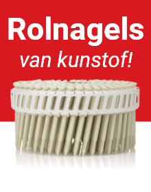 Rolnagels van kunstof