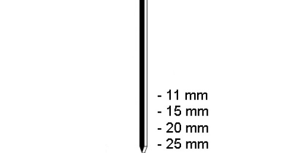 Pin Ip 15 18G pin type IP, kunststof, diverse lengtes