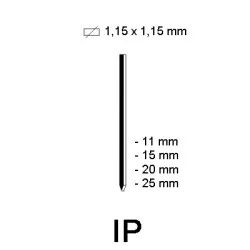 18G pin type IP, composite, different lengths 18G pin type IP, composite, different lengths
